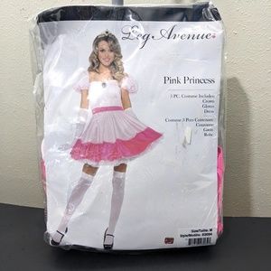 Pink Princess Women's Halloween Costume Size Medium New